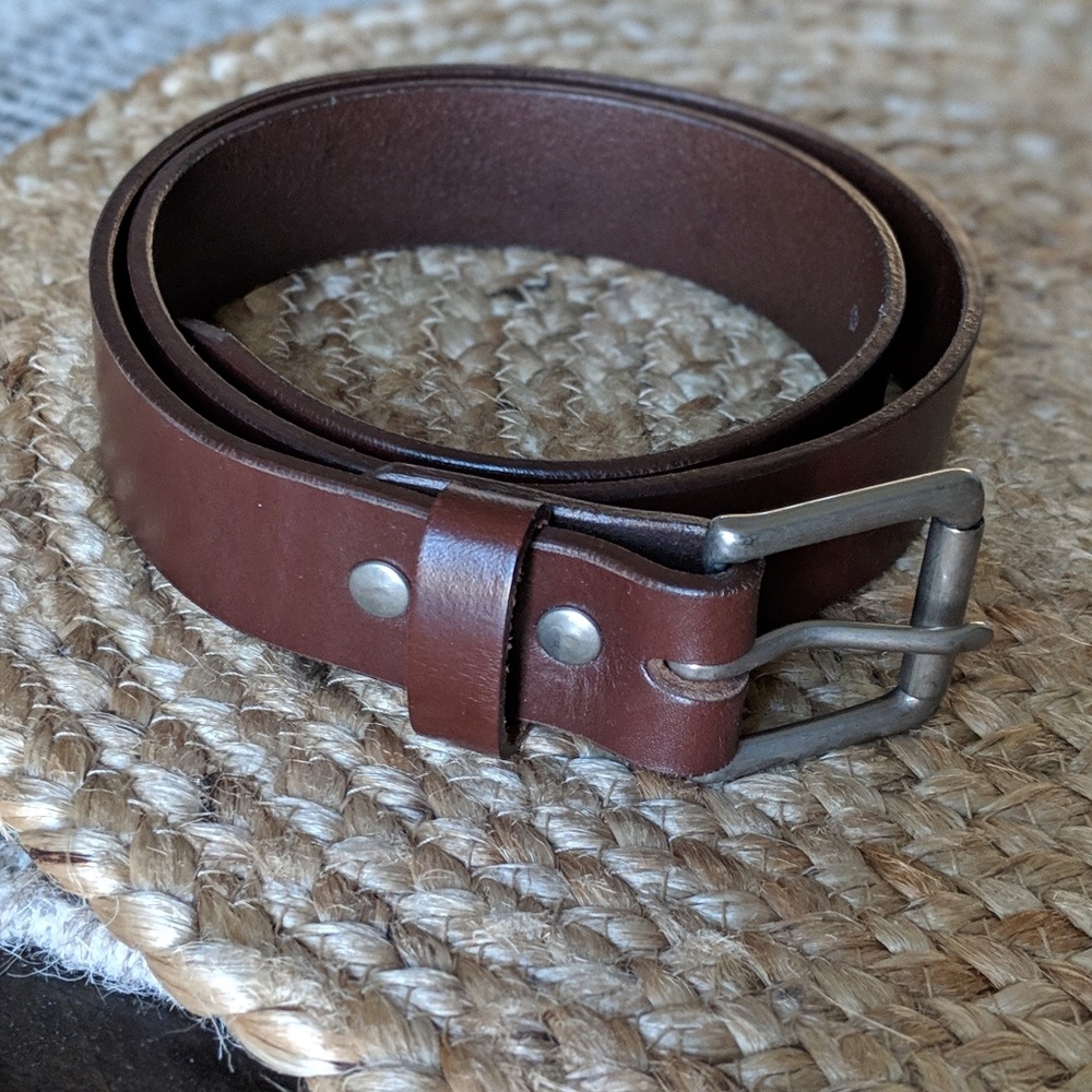 Brown Leather Belt (size 32)